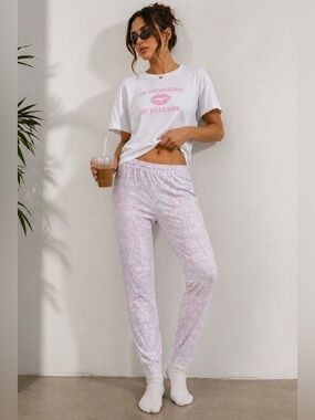 Mean Girls Logo Lounge Pants Women’s Size L Soft Graphic Pajama Pants